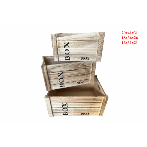 JUEGO CAJAS 2394 -MADERA x3-