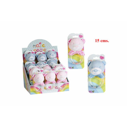 SONAJERO 3108 -15 cms. NUTRIA BEBE-