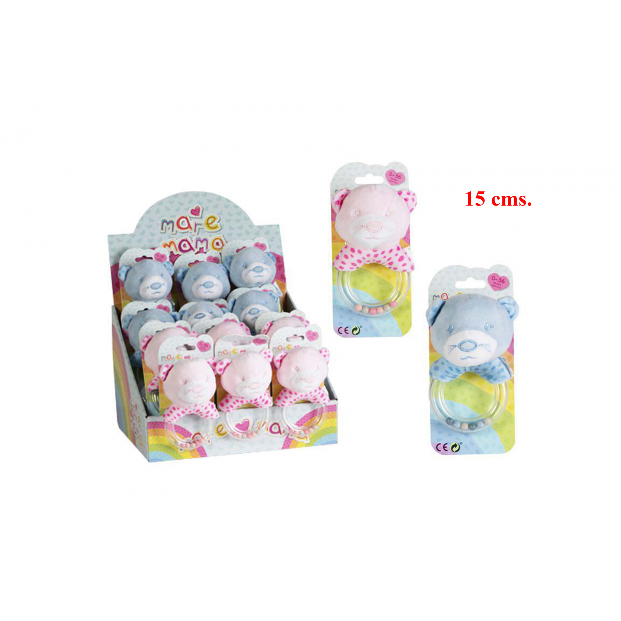 SONAJERO 3108 -15 cms. NUTRIA BEBE-