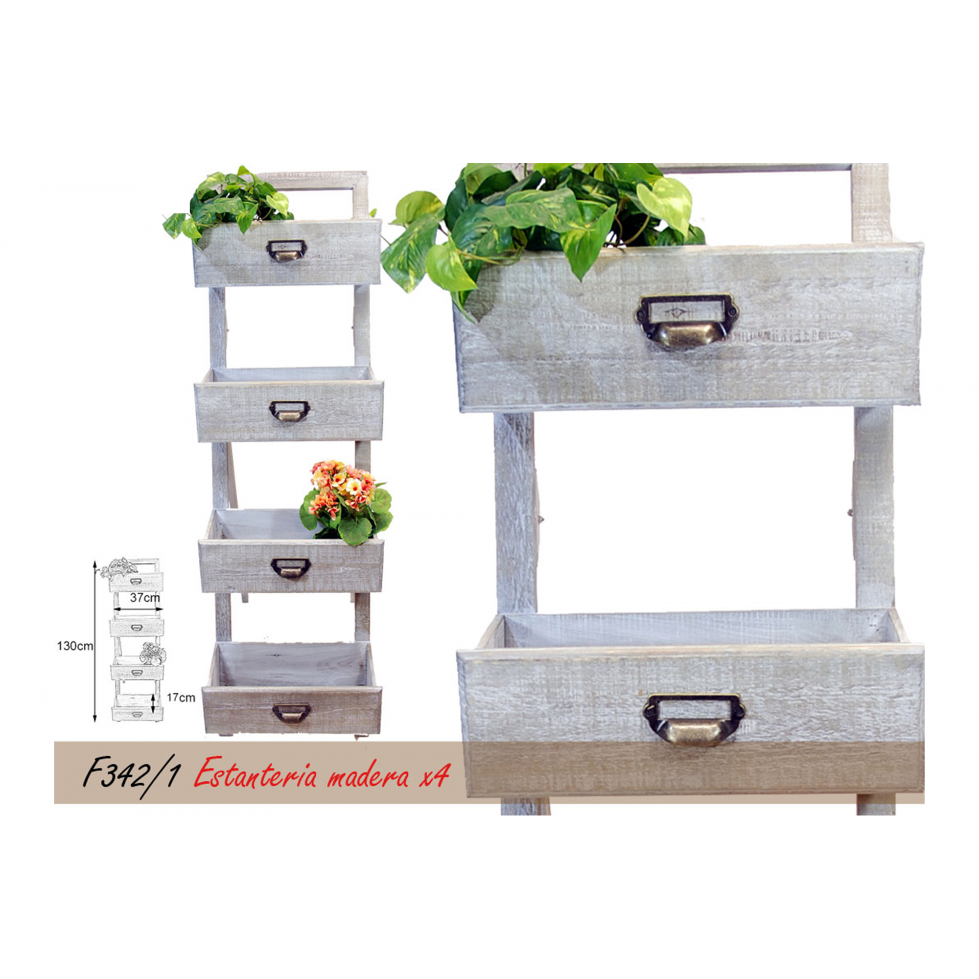 ESTANTERIA 3421 -130x37x17-