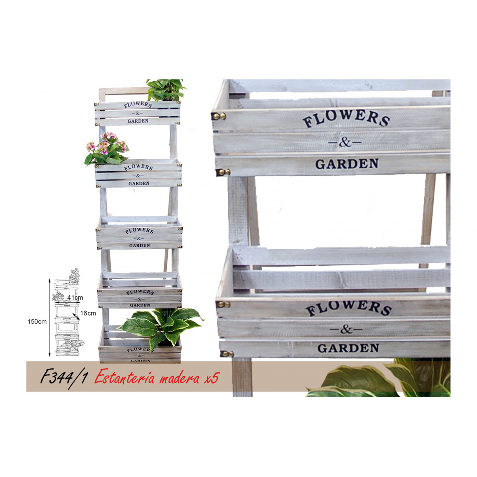 ESTANTERIA 3441 -150x41x16-