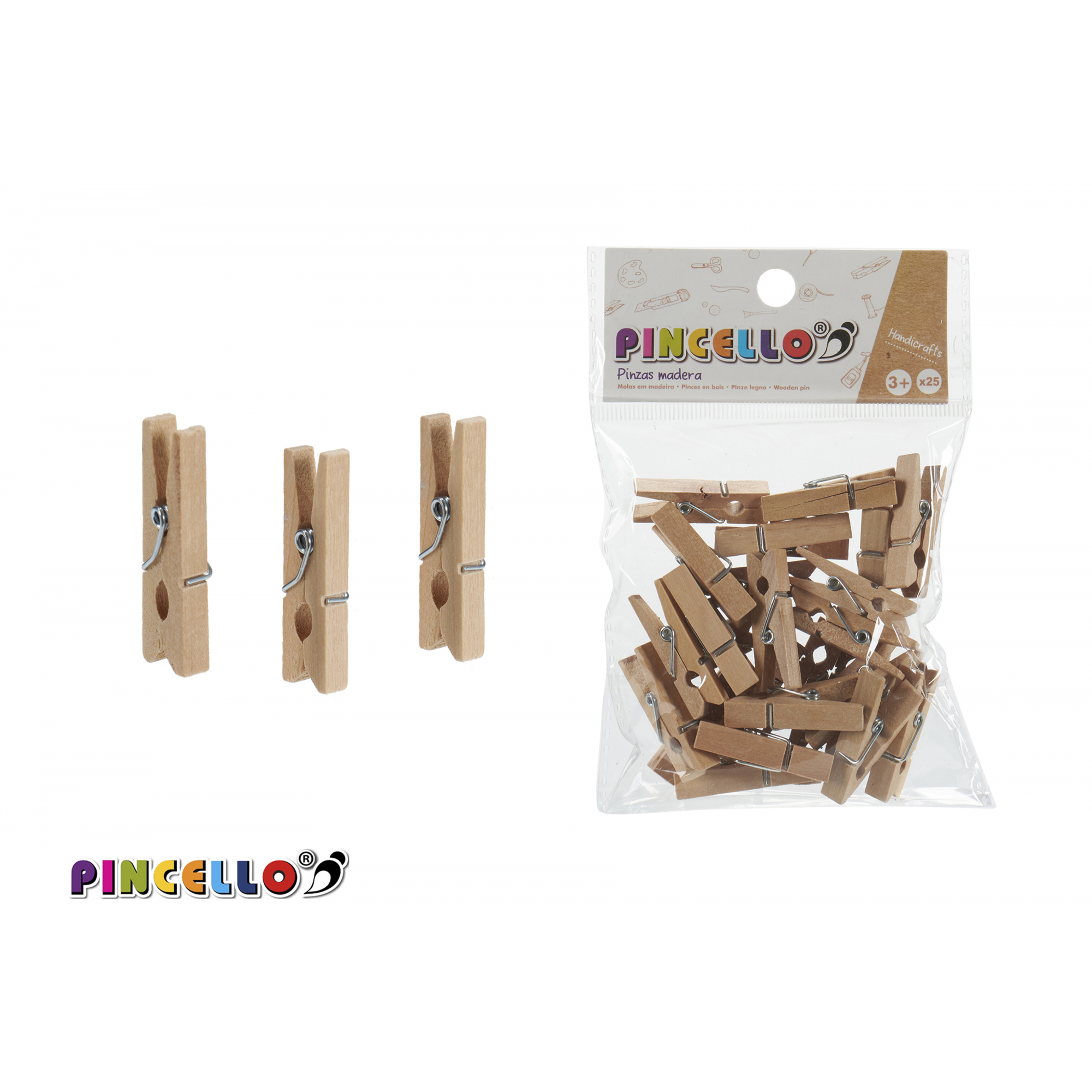 PINZA 9106 -3,5 cms. BOLSA x25-