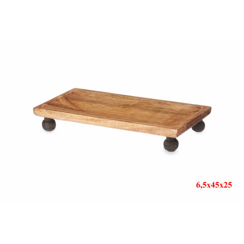 CENTRO 9851 -6,5x45x25 MADERA CON PATAS-