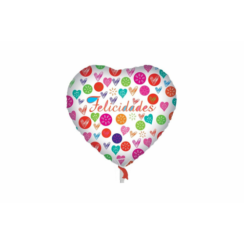 GLOBO 21 -45 cms. FELICIDADES-
