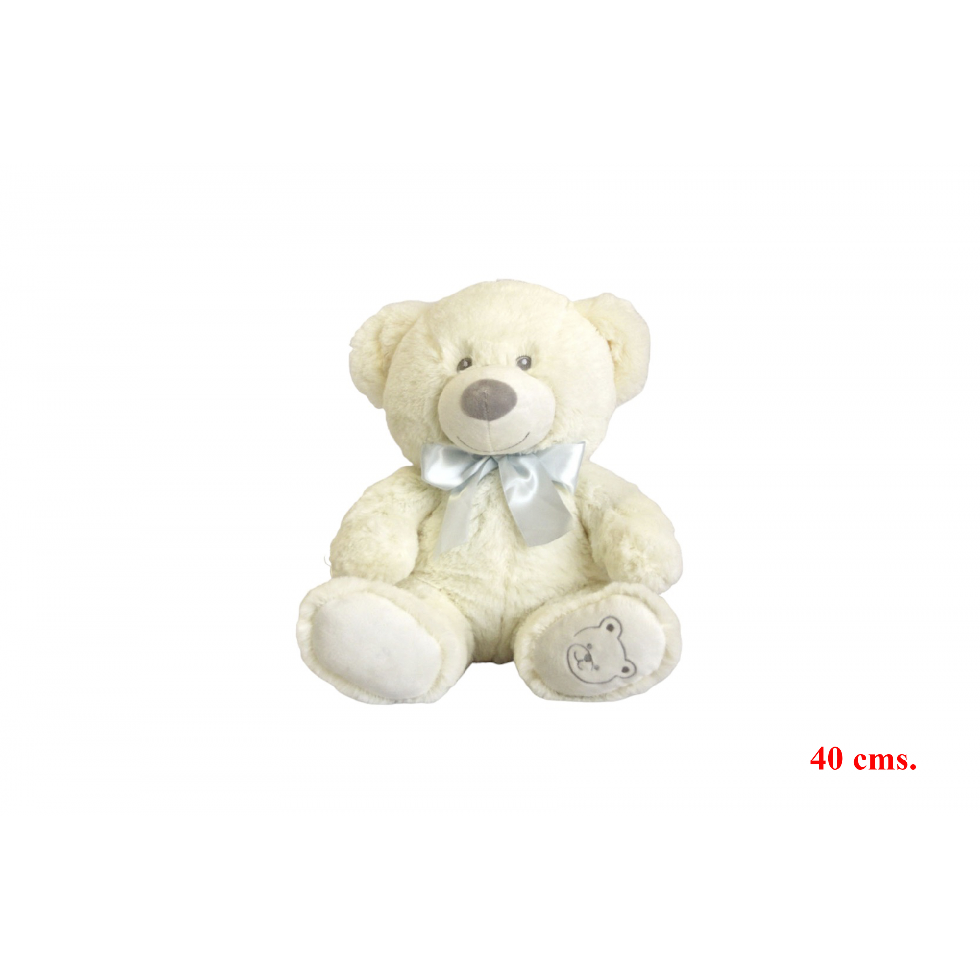 PELUCHE 1330 -40 cms. OSO BORDADO-