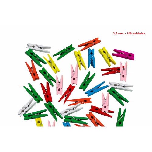 PINZA 738 -3,5 cms. SURTIDAS x100-