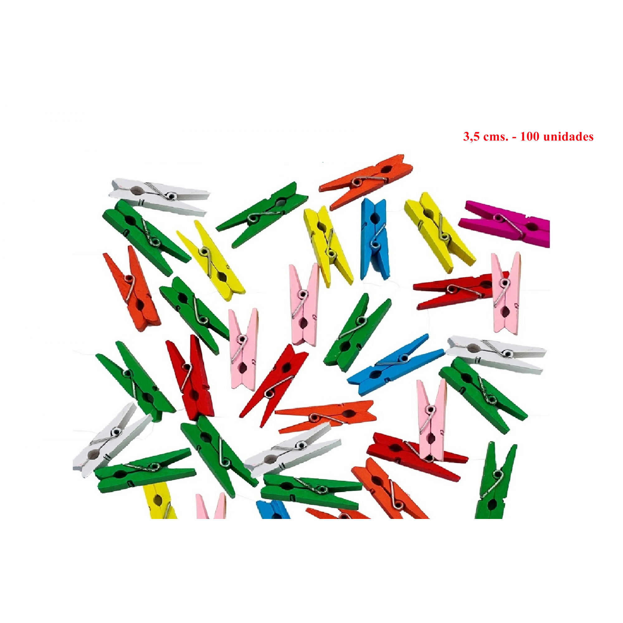 PINZA 738 -3,5 cms. SURTIDAS x100-