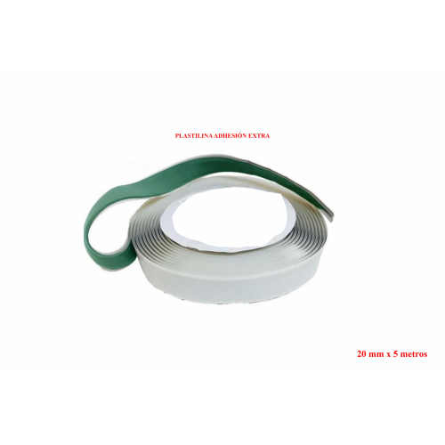 PLASTILINA 104 -5 m x20 mm ADHESIÓN EXTRA-