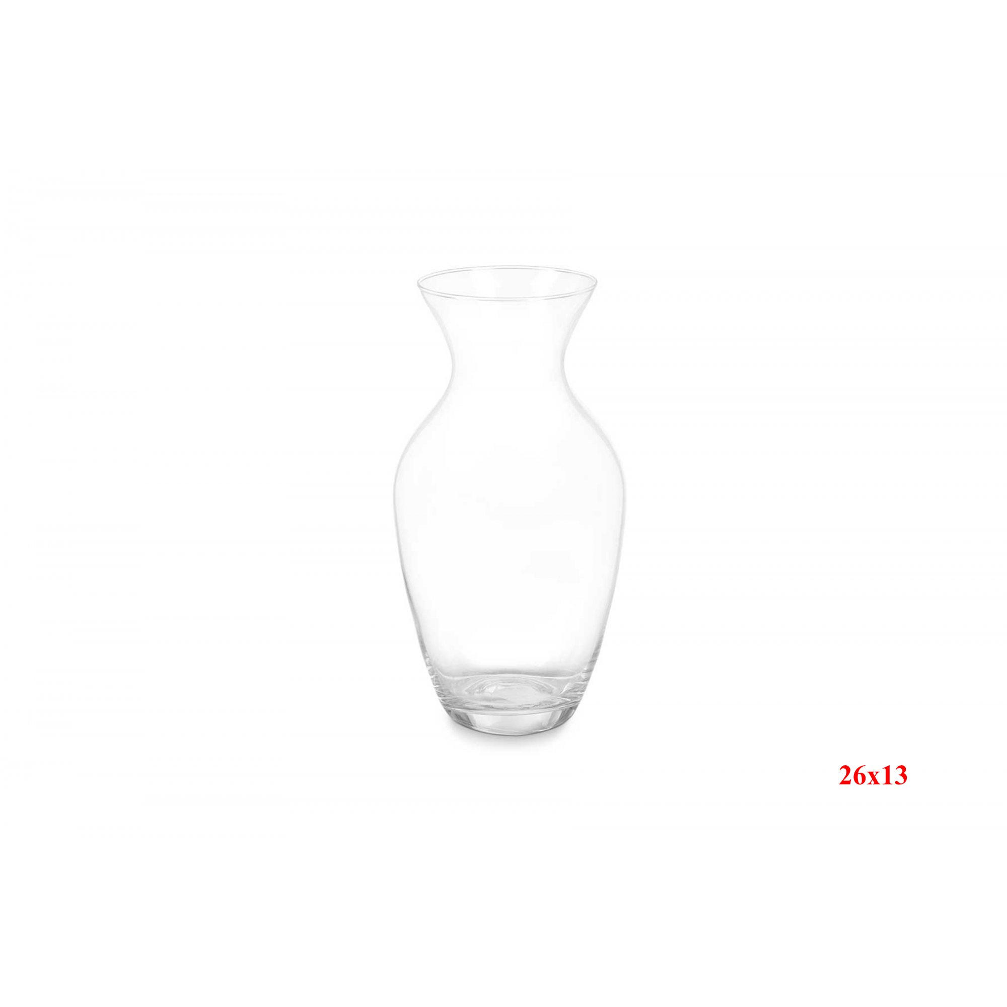 FLORERO 472 -26x13 CRISTAL-