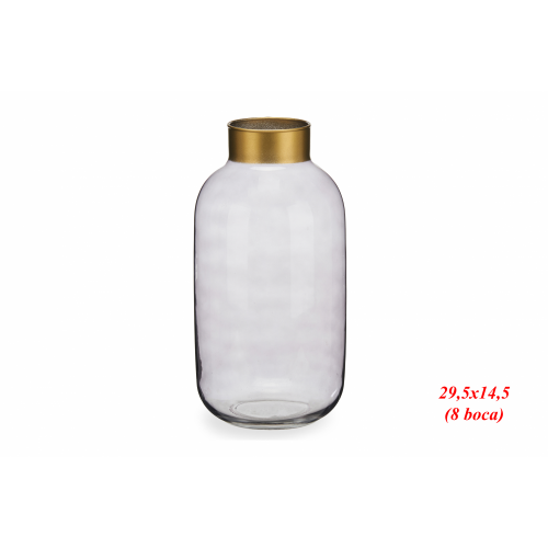 FLORERO 1719 -29,5x14,5 (8 boca) LISO ANTRACITA-
