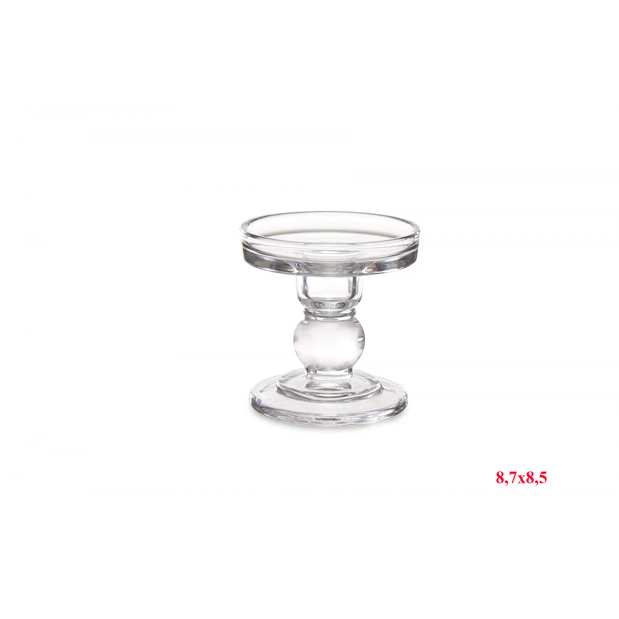 CANDELABRO 8824 -8,7x8,5 CRISTAL-