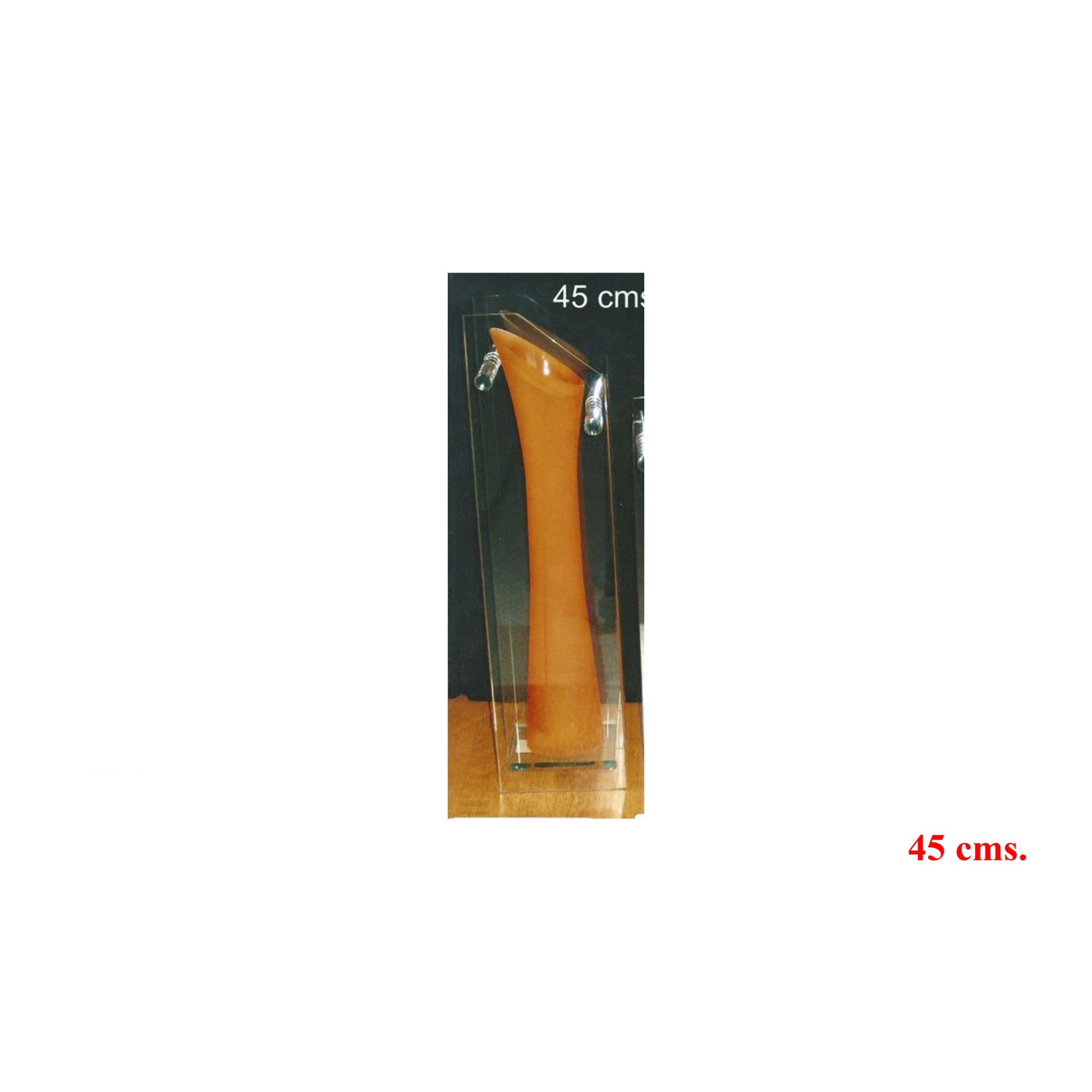 FLORERO 2150 -CRISTAL NARANJA-