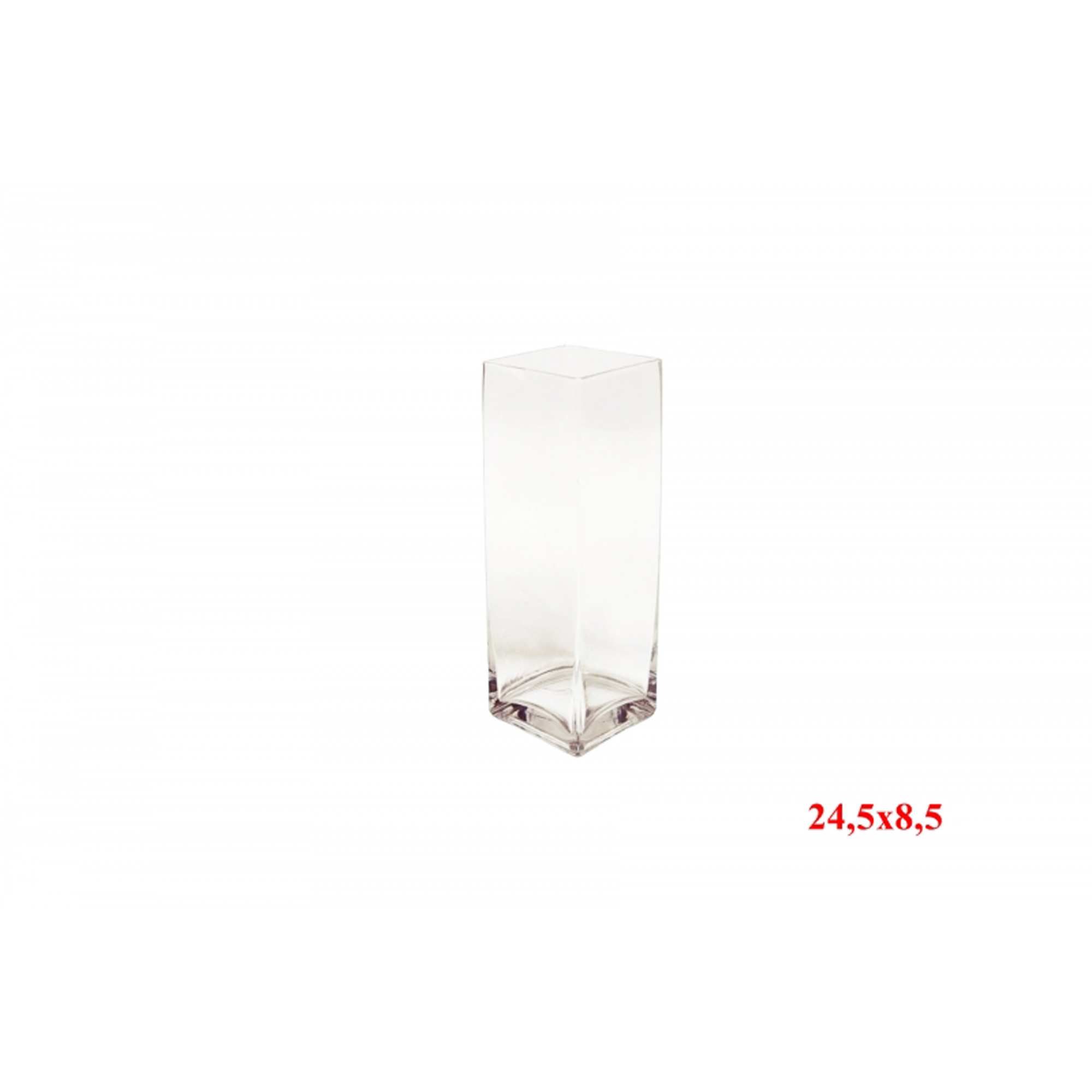 FLORERO 4229 -24,5x8,5 CRISTAL-