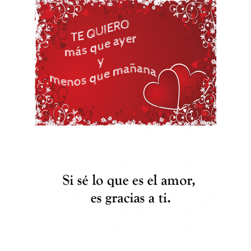 TARJETINES 5017 -AMOR-