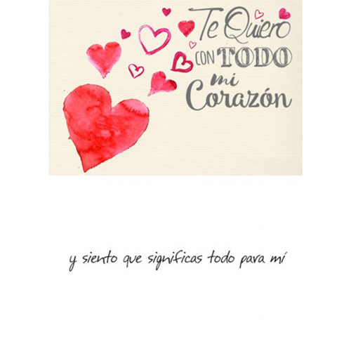 TARJETINES 5023 -AMOR-