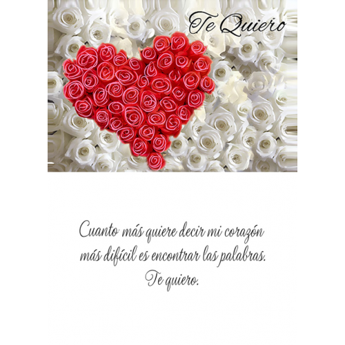 TARJETINES 5074 -AMOR-