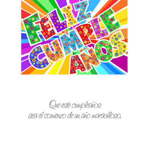 TARJETINES 5172 -CUMPLEAÑOS-