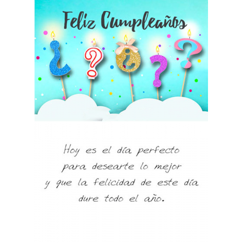 TARJETINES 5188 -CUMPLEAÑOS-