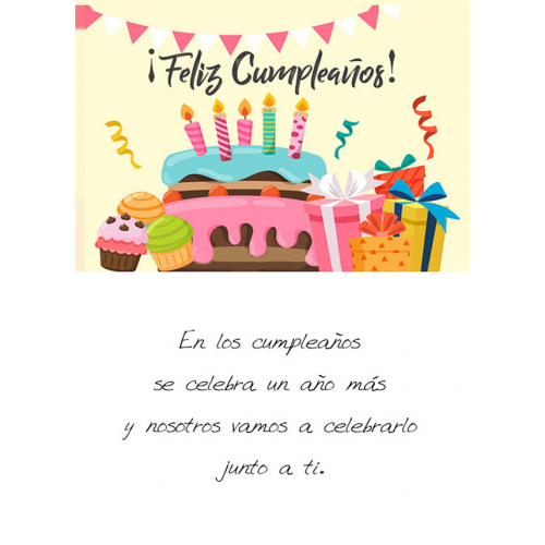 TARJETINES 5189 -CUMPLEAÑOS-