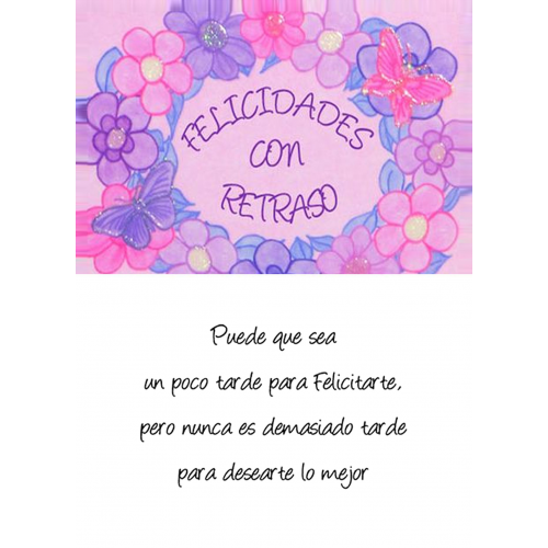 TARJETINES 5210 -FELICIDADES-