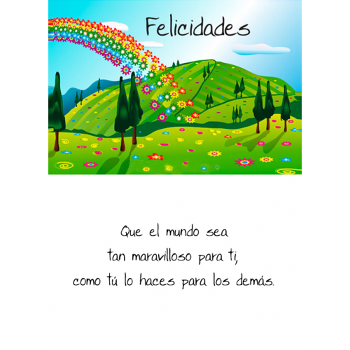 TARJETINES 5239 -FELICIDADES-