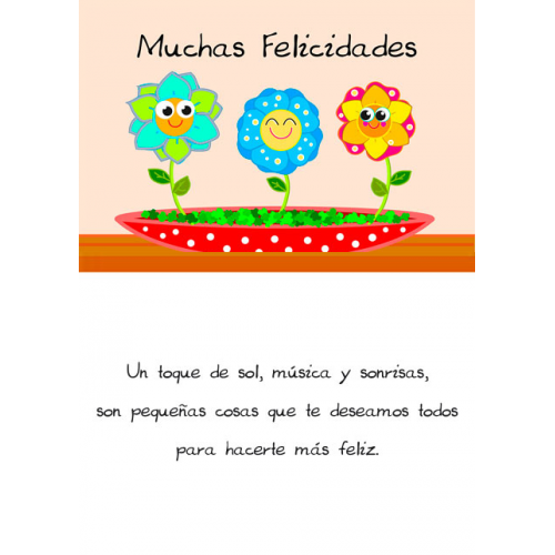 TARJETINES 5252 -FELICIDADES-