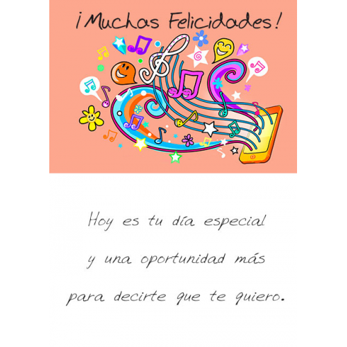 TARJETINES 5254 -FELICIDADES-