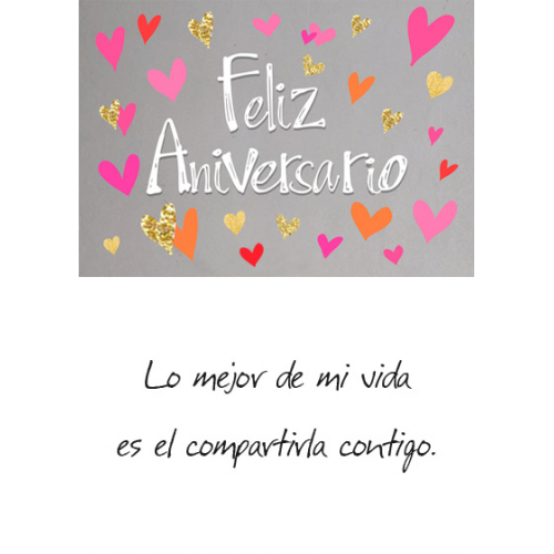 TARJETINES 5502 -ANIVERSARIO-