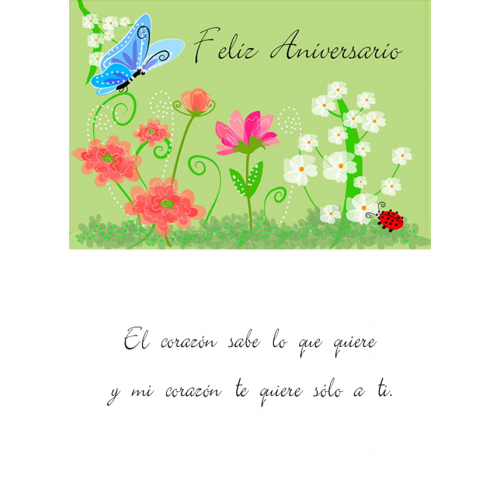 TARJETINES 5533 -ANIVERSARIO-