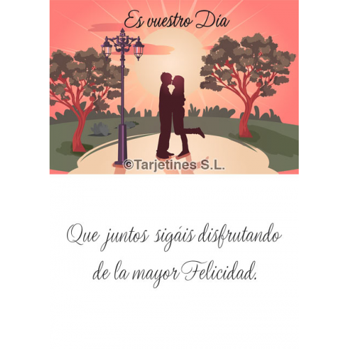 TARJETINES 5638 -ANIVERSARIO-