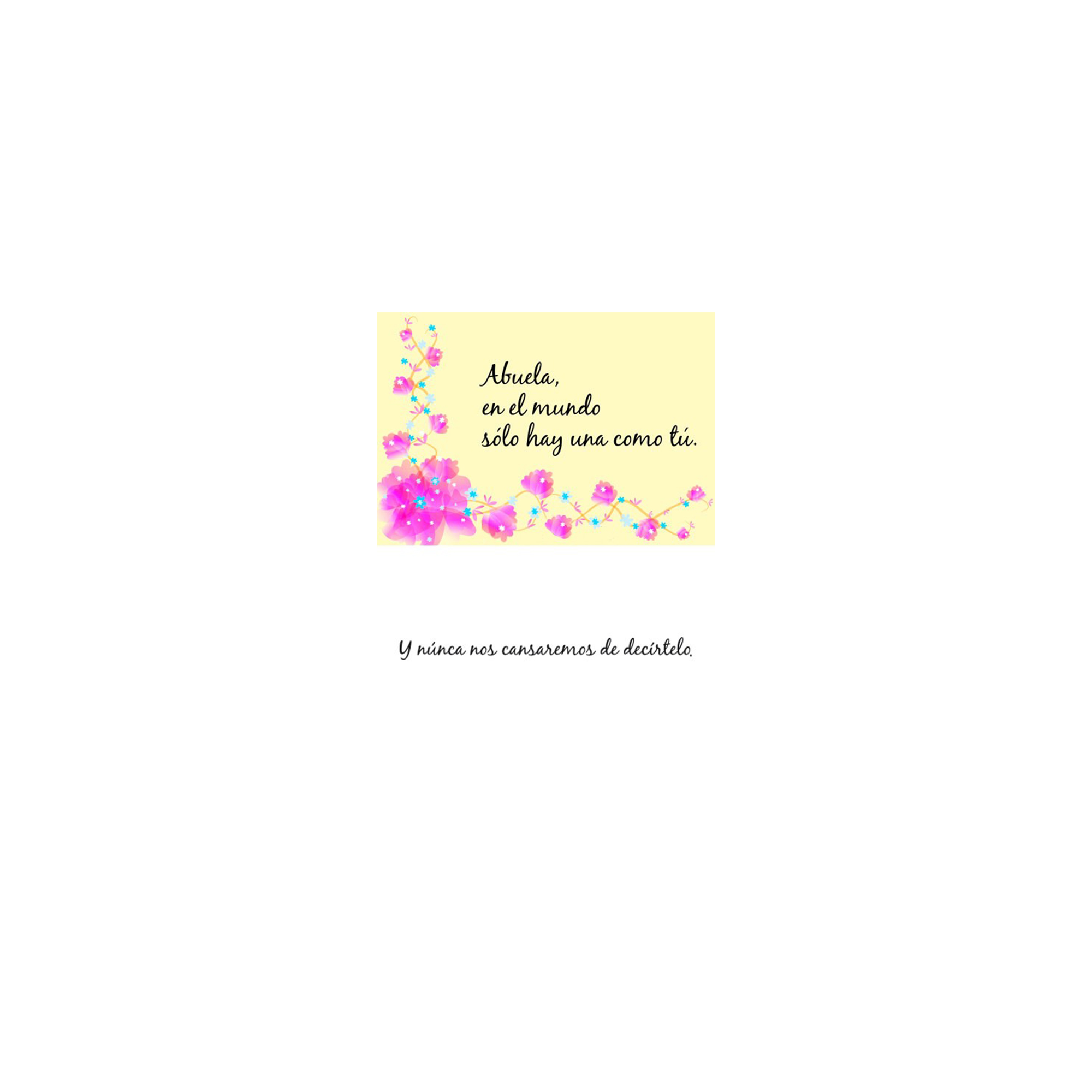 TARJETINES 5837 -ABUELA-