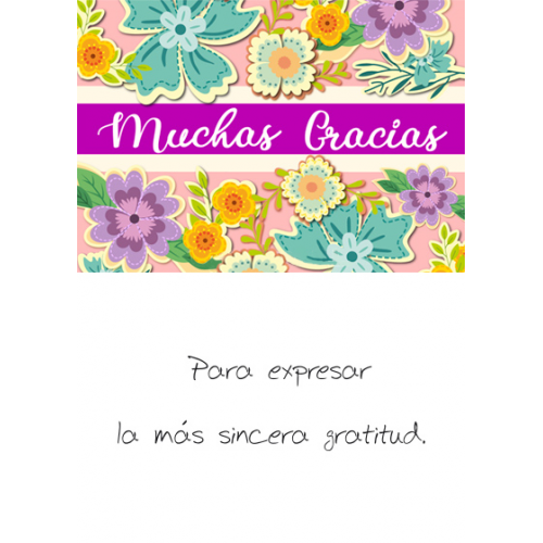 TARJETINES 6401 -GRACIAS-