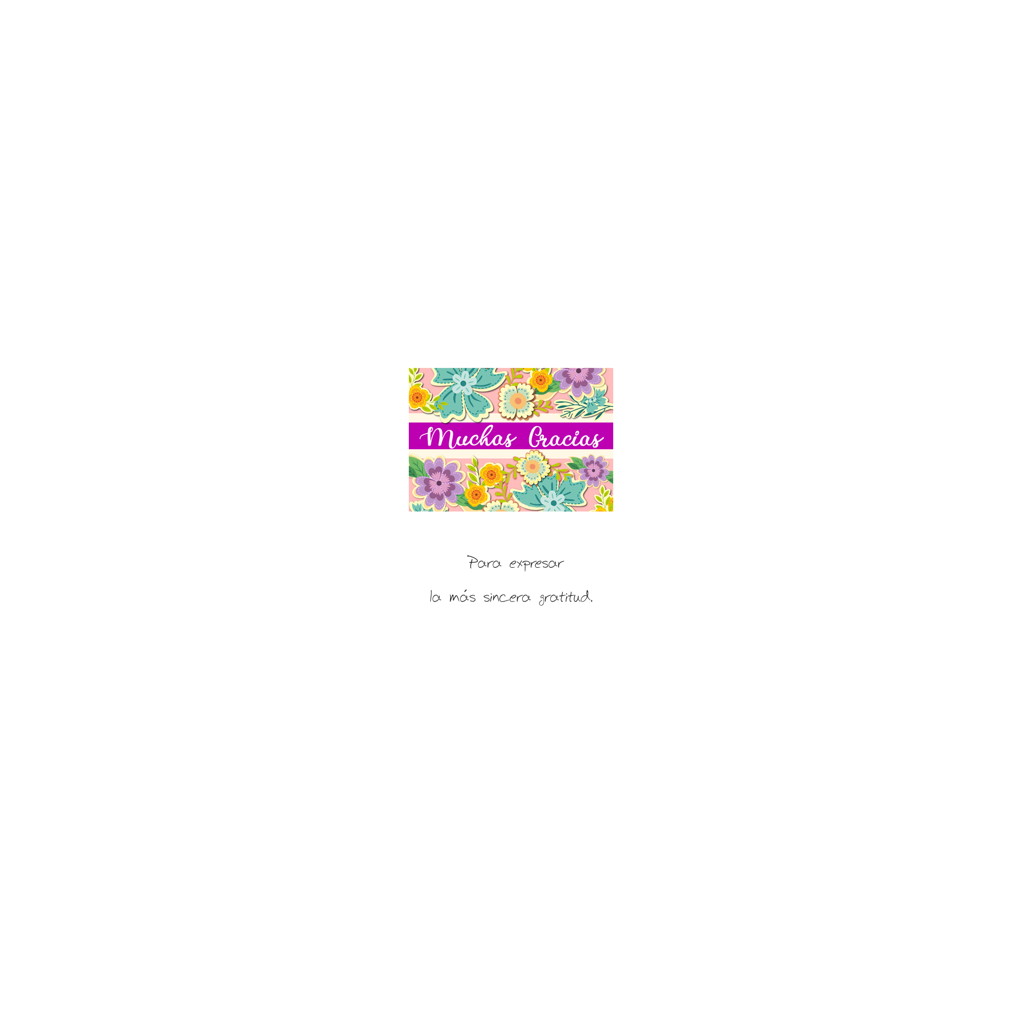 TARJETINES 6401 -GRACIAS-