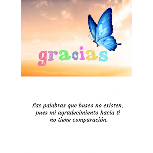 TARJETINES 6403 -GRACIAS-