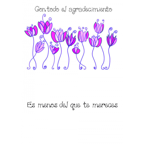 TARJETINES 6440 -GRACIAS-
