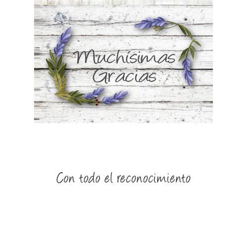 TARJETINES 6444 -GRACIAS-