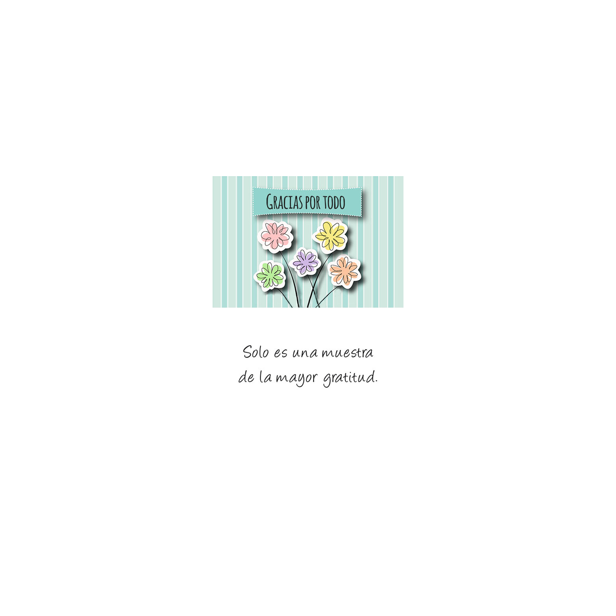 TARJETINES 6445 -GRACIAS-