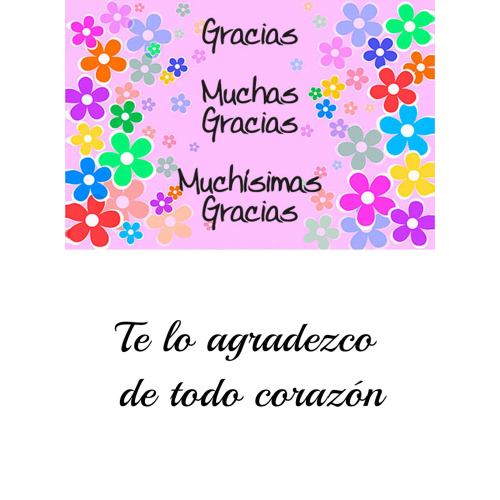 TARJETINES 6446 -GRACIAS-