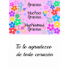 TARJETINES 6446 -GRACIAS-