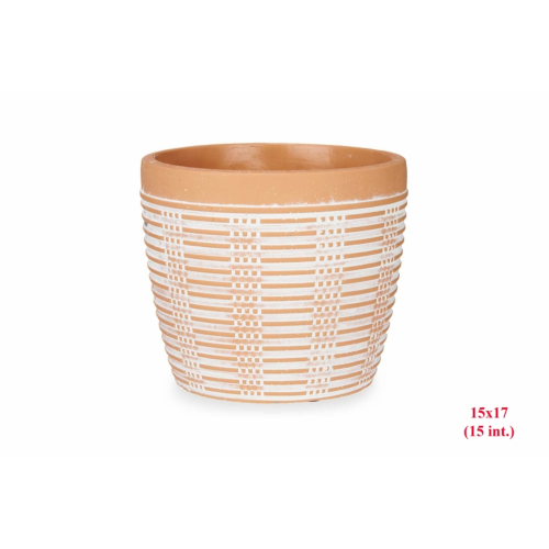 MACETA 2877 -15x17 (15 int.) TERRACOTA-
