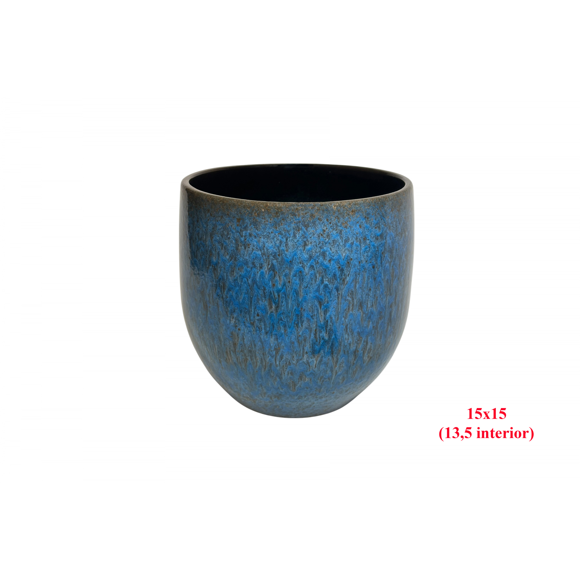 MACETA 216 -15x15 (13,5 int.) LISO AZUL-