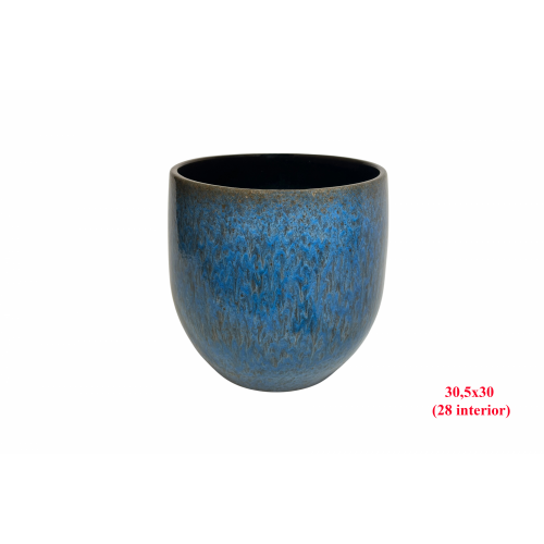 MACETA 234 -30,5x30,5 (28 int.) LISO AZUL-