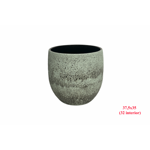 MACETA 339 -37,5x35 (32 int.) ACIDO VERDE-
