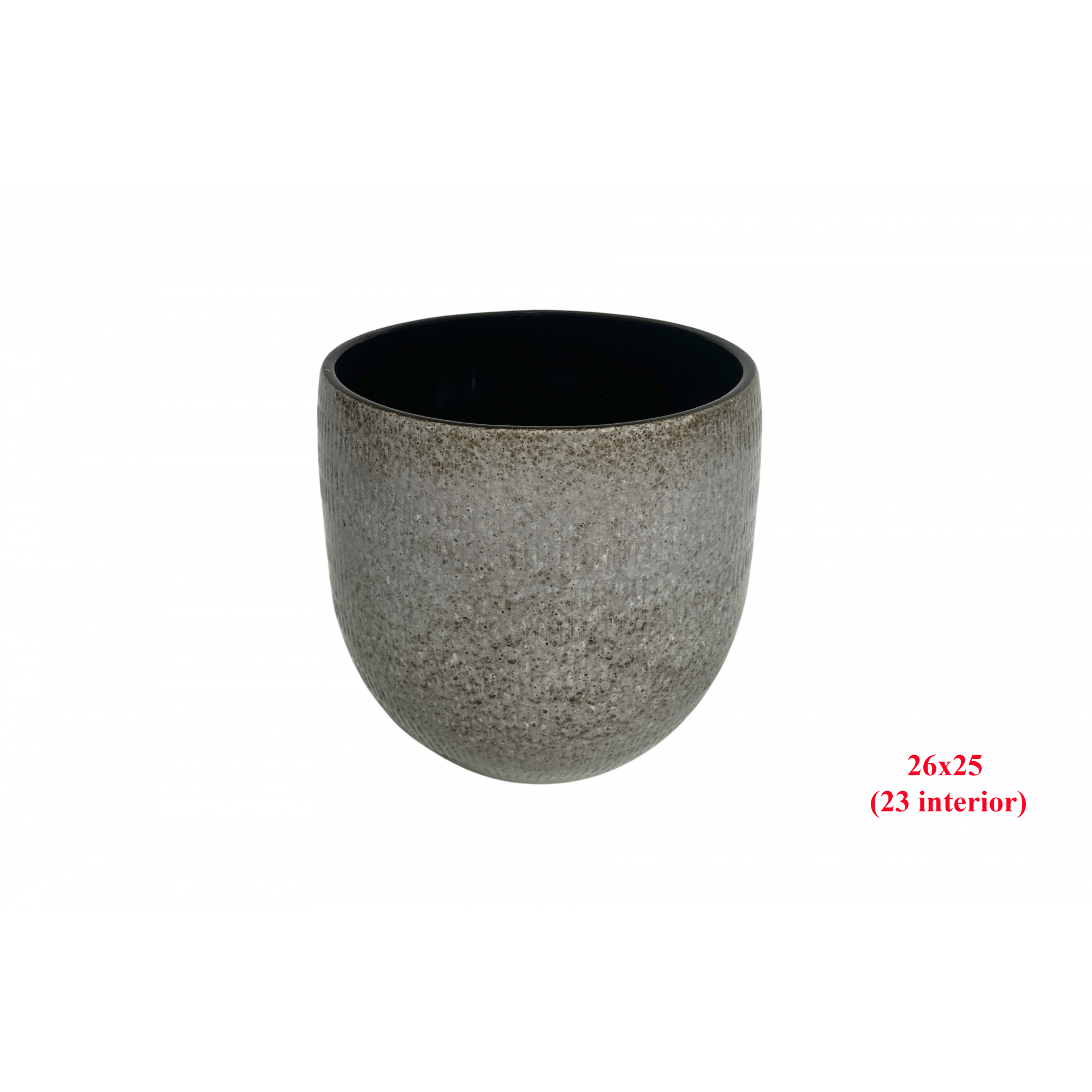 MACETA 527 -26x25 (23 int.) MARCADEIRA GRIS-