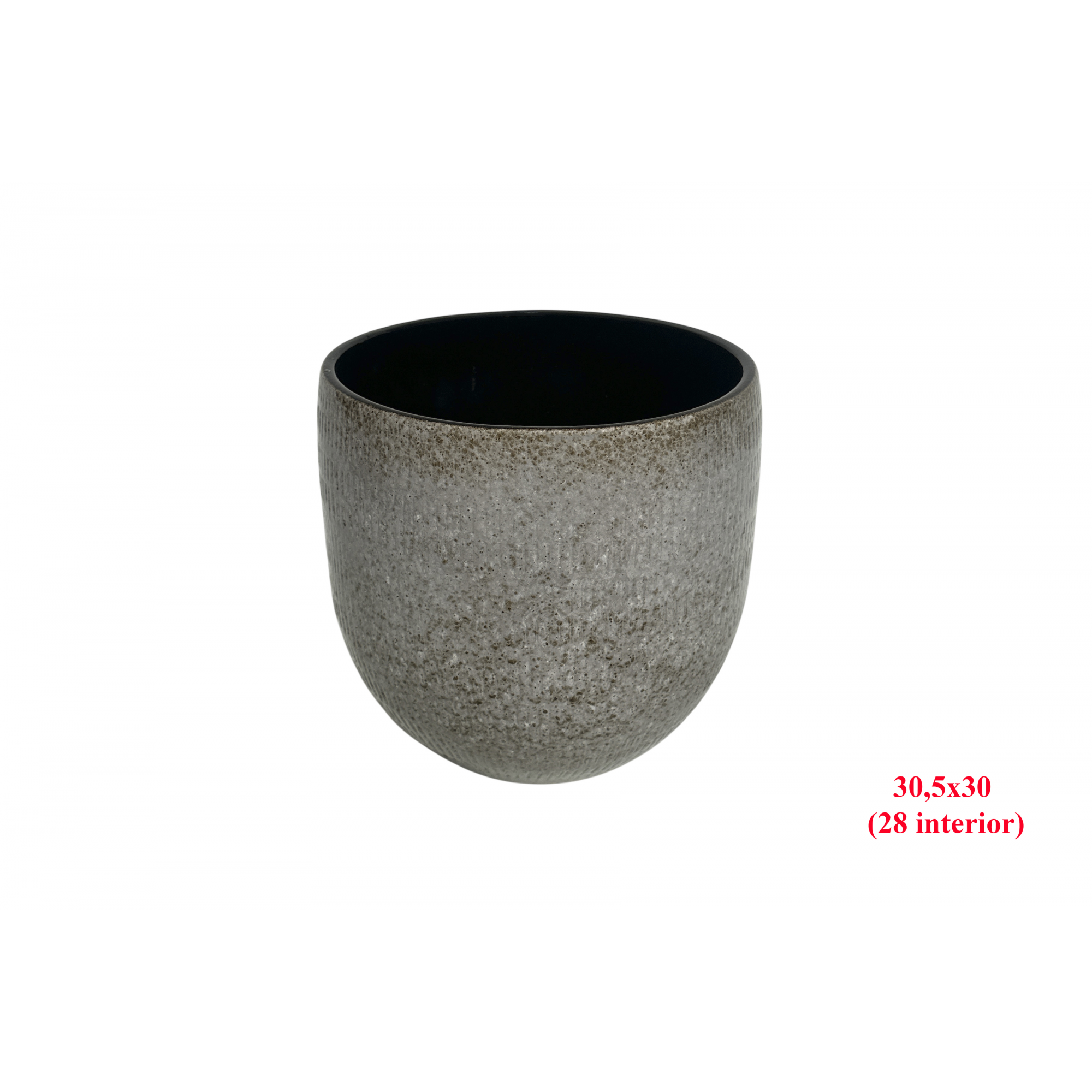 MACETA 534 -30,5x30,5 (28 int.) MARCADEIRA GRIS-