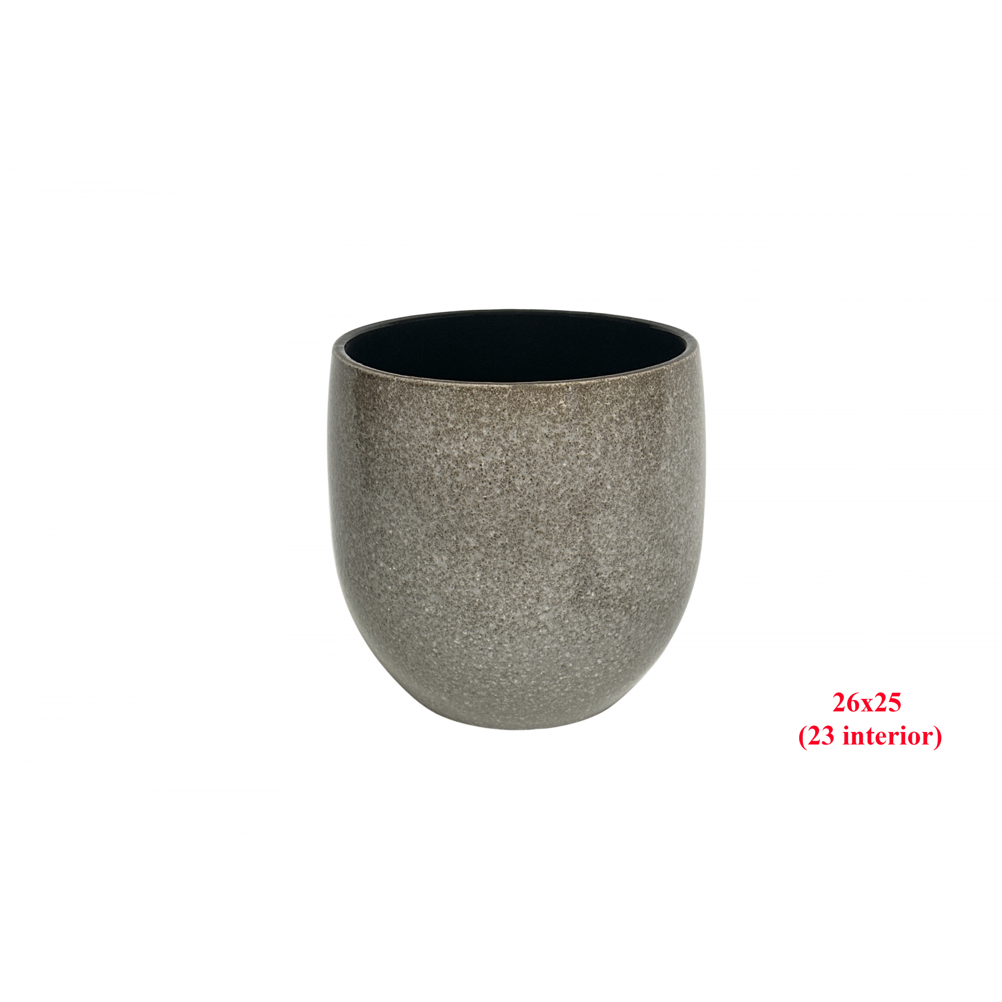 MACETA 1027 -26x25 (23 int.) LISO GRIS-