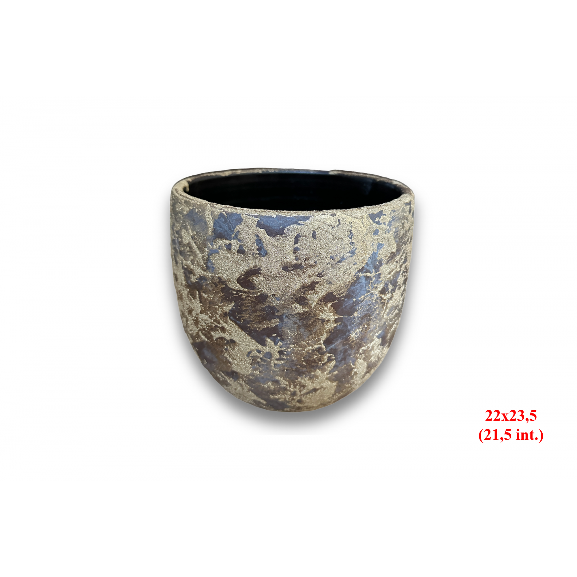 MACETA 525 -22x23,5 (21,5 int.) ORO-