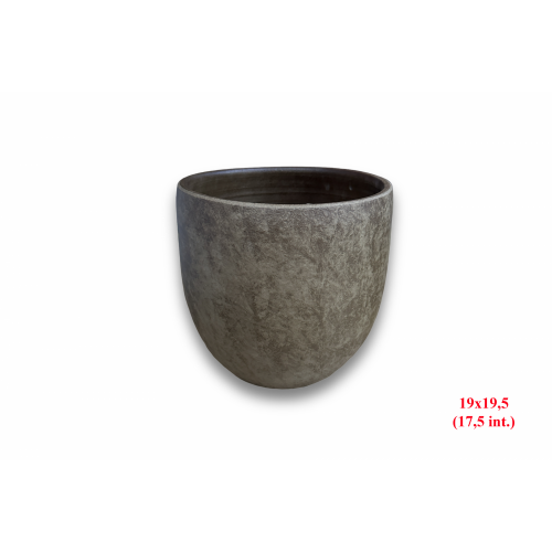 MACETA 820 -19x19,5 (17,5 int.) MARRON-