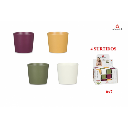 MACETA 87007 -6x7 (4 surtidos)-