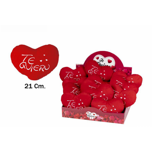 PELUCHE 3258 -21 cms. CORAZON TE QUIERO-